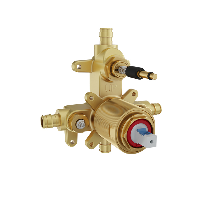 Pressure balance valve with volume control and bypass BARIL PRO